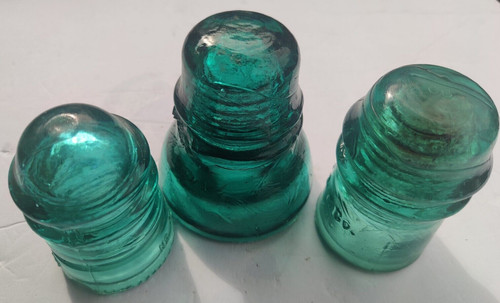 Vintage glass insulator - glass,