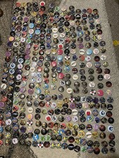 Vintage 1980s Pin Badge Badges Bands Round Button Badge Collection Lot of 373