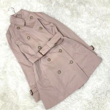 MACKINTOSH LONDON Trench Coat Pink Beige Cotton Ladies Auth Size 40/US:S