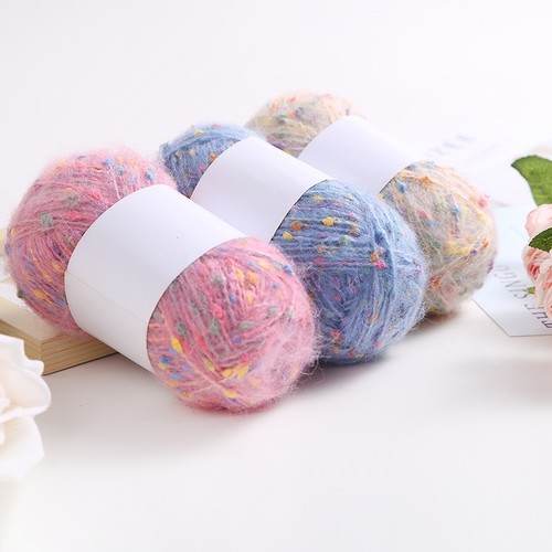50g speckled mohair - speckled,