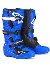 Alpinestars 2026 Tech 7S Motocross Boots Blue Black White  MX Junior Youth Quad