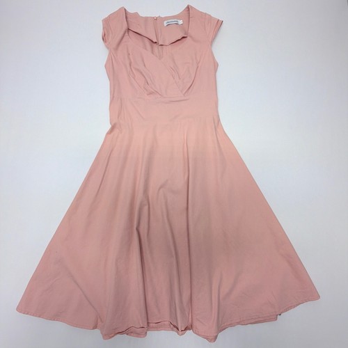 Bbonlinedress pink fit flare - fit,