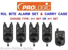 HIGH SPEC PROLOGIC R2L BITE ALARM SET FOR CARP FISHING ROD POD BUZZBAR BANKSTICK