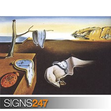 SALVADOR DALI poster The Persistence of Memory print art sizes A0 A1 A2 A3 A4