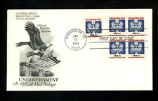 US FDC #O128 Artcraft 1983