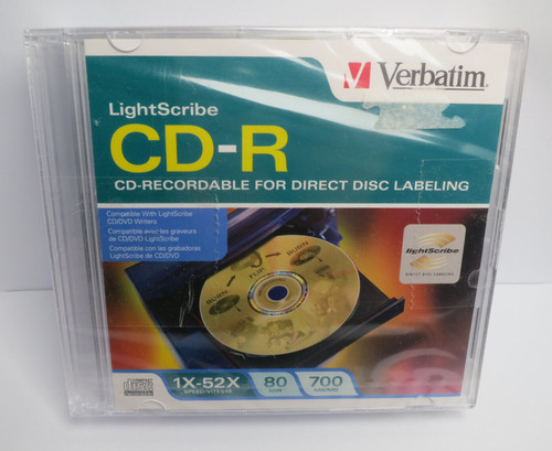 Verbatim lightscribe r - verbatim,