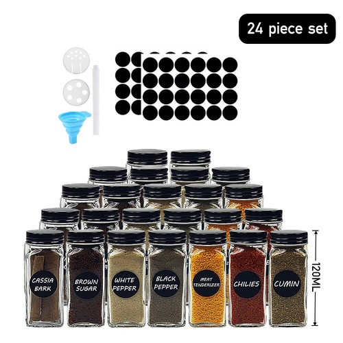 24x glass spice - spice, seal