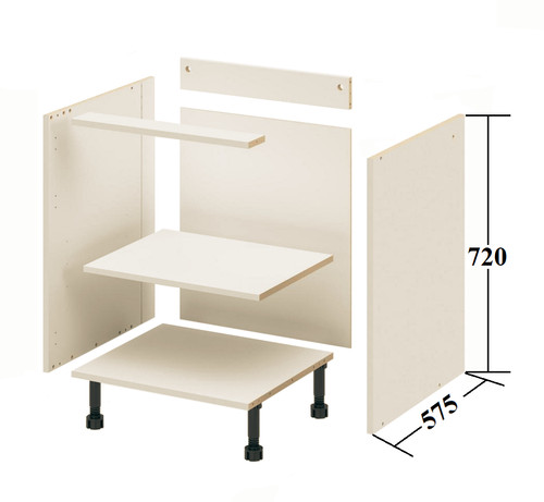 Flat pack matt cream kitchen - matt,