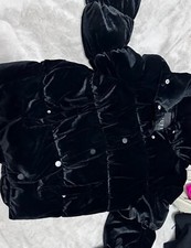 Guess velvet puffer black