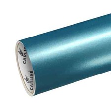 Vinyl Wrap Light Blue Metallic Matte Sample 200 x 120mm  UK!
