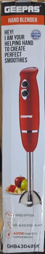 Geepas 400w hand blender - hand,