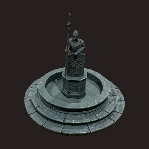 Minas tirith city fountain - tirith,