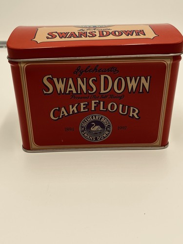 Vintage swans down cake - swans,