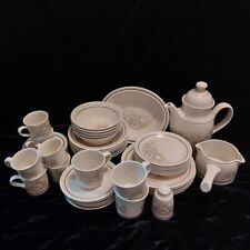 Vintage Royal Doulton Lambethware Florinda Tea Set Teacup Saucer Coffeepot Plate