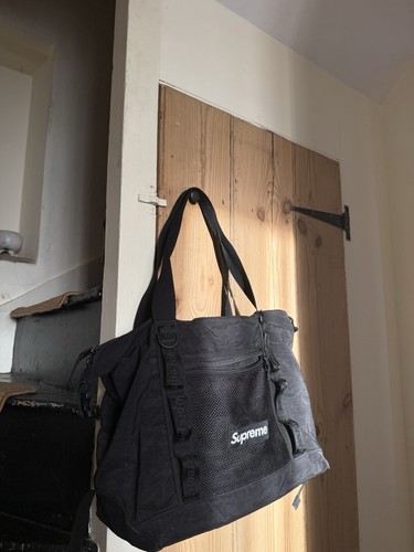 Supreme fw20 black zip tote - fw20,