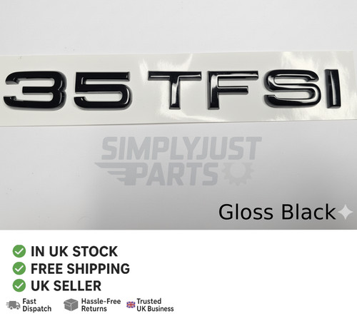 Audi tfsi gloss black badge - tfsi,