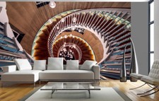 Spiral Wooden Staircase