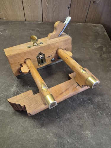 Vintage wooden plough - plough, plane