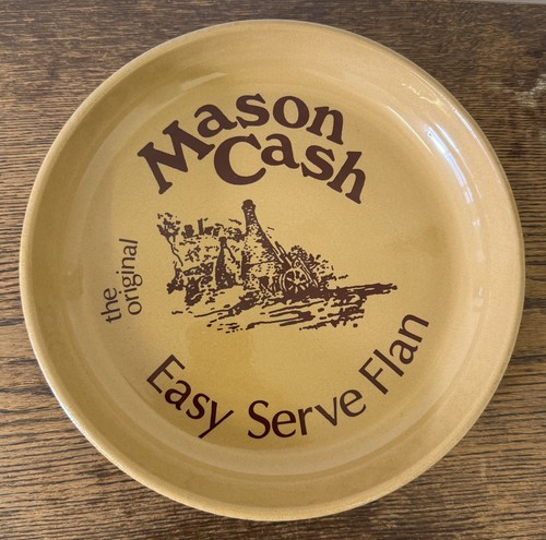 Vintage mason cash round pie - vintage,