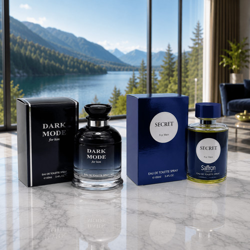Dark black secret visit - black, edt