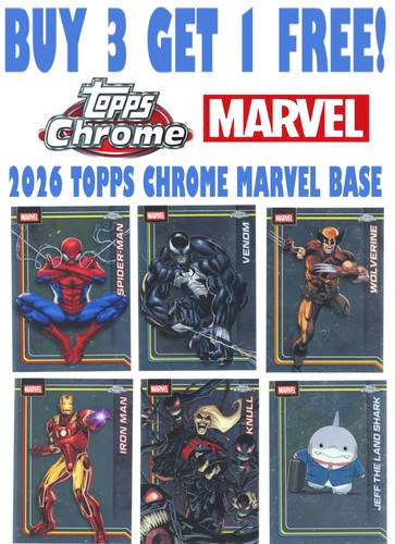 2026 topps chrome marvel - 2026,