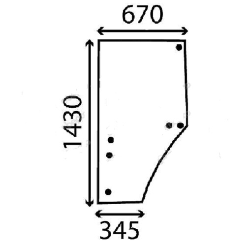 Door glass for john - door,