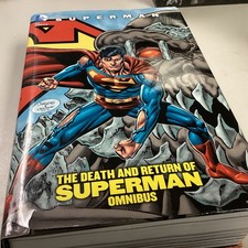 THE DEATH AND RETURN OF SUPERMAN OMNIBUS DC COMICS Preowned Nice