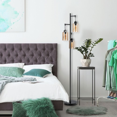 Industrial light floor lamp - 3-light,
