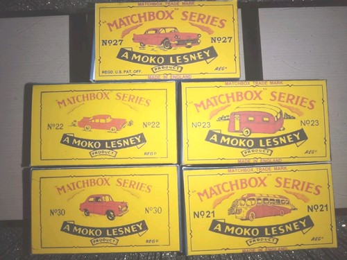 Matchbox no21 27 30 - matchbox, no21-22-23-27-30