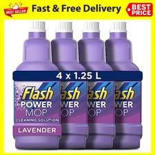 4 Pack Flash Speed Mop Refills Power Cleaning Solution 1.25 Litre Multi Surface