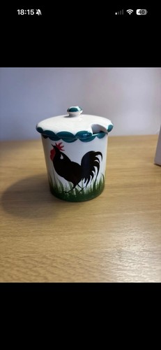 Wemyss ware jam - jam, cockerel