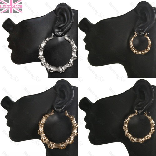 Bamboo earrings bling - bamboo,