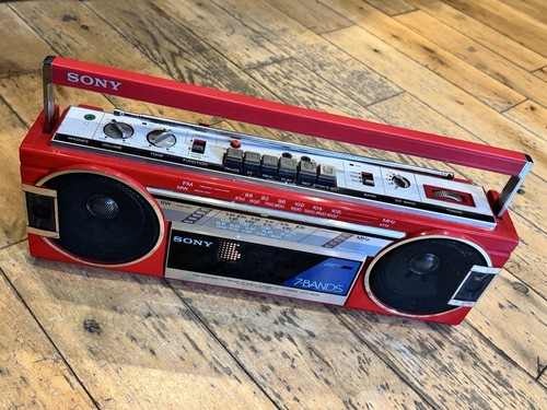 Vintage boombox sony cfs 260s - boombox,