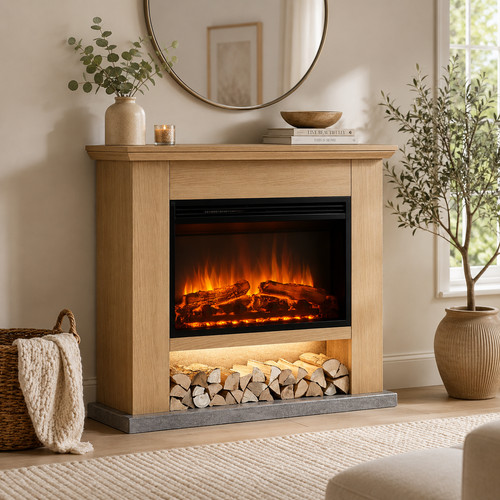 Electric fireplace suite - electric,