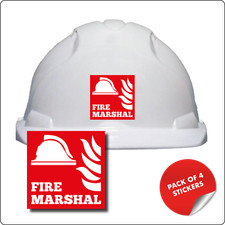 4 x FIRE MARSHAL HELMET SELF