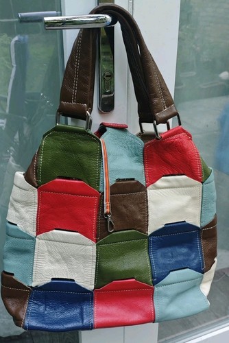Orla kiely leather patch work - orla,