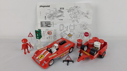 Playmobil vintage red racing - vintage,