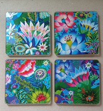 4 Glass Drinks Coasters