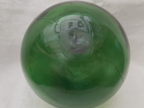 Antique green glass - antique,