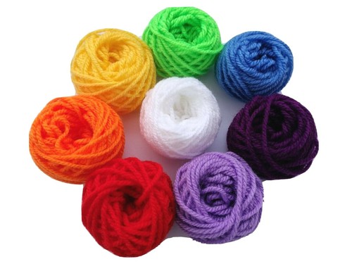 Rainbow pride yarn wool - rainbow,