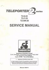 Sanderson Teleporter T2 Telehandler 6-22 7-25 5M-26 Workshop Repair Manual