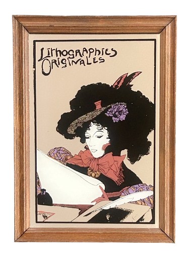 Vintage mirror lithographies - vintage,