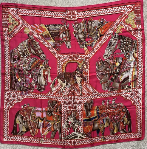 Hermès pink silk - hermès, scarf