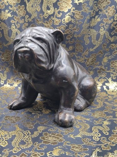Antique english bulldog - english,