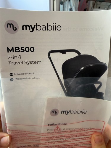 Mybabiie travel system - 2-in-1,