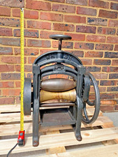 Vintage 1890 Leather Mangle Whitfield Hodgsons & Brough+Rare Singer Stitcher !