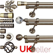 Metal Double Curtain Pole /