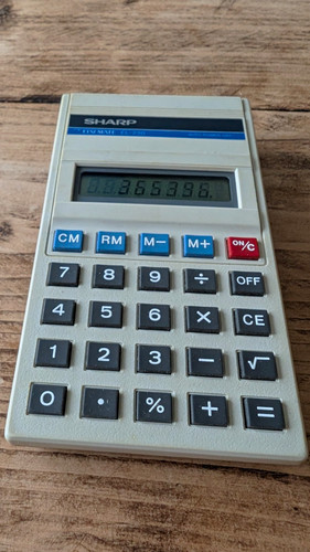 Vintage 1982 sharp elsimate - 1982,