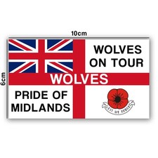 Pack of 20 Wolves Football Casual Stickers Inspired Scarves, Flags, Ultras