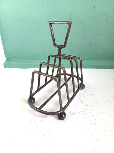 Antique silver plated - , toast